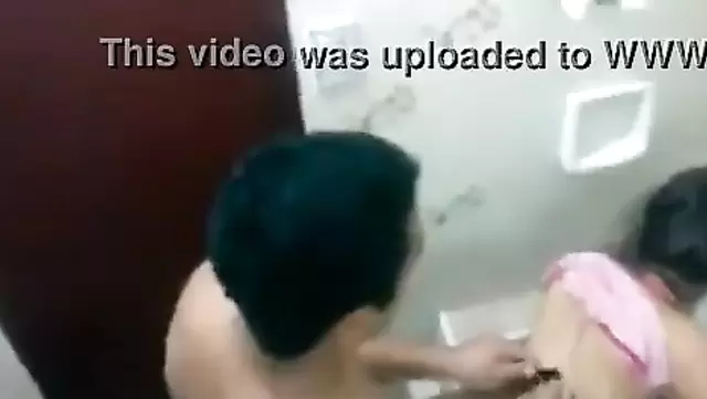 Cheating wife with Turkish woman in toilet
