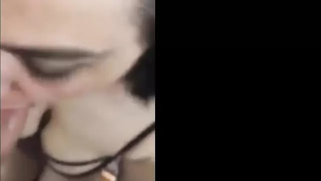 A cute Turkish girl gives a nice blowjob to her husband